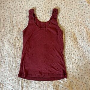 Brandy Melville burgundy tank top
